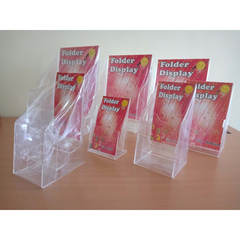 

Papan Akrilik Folder Display Akrilik