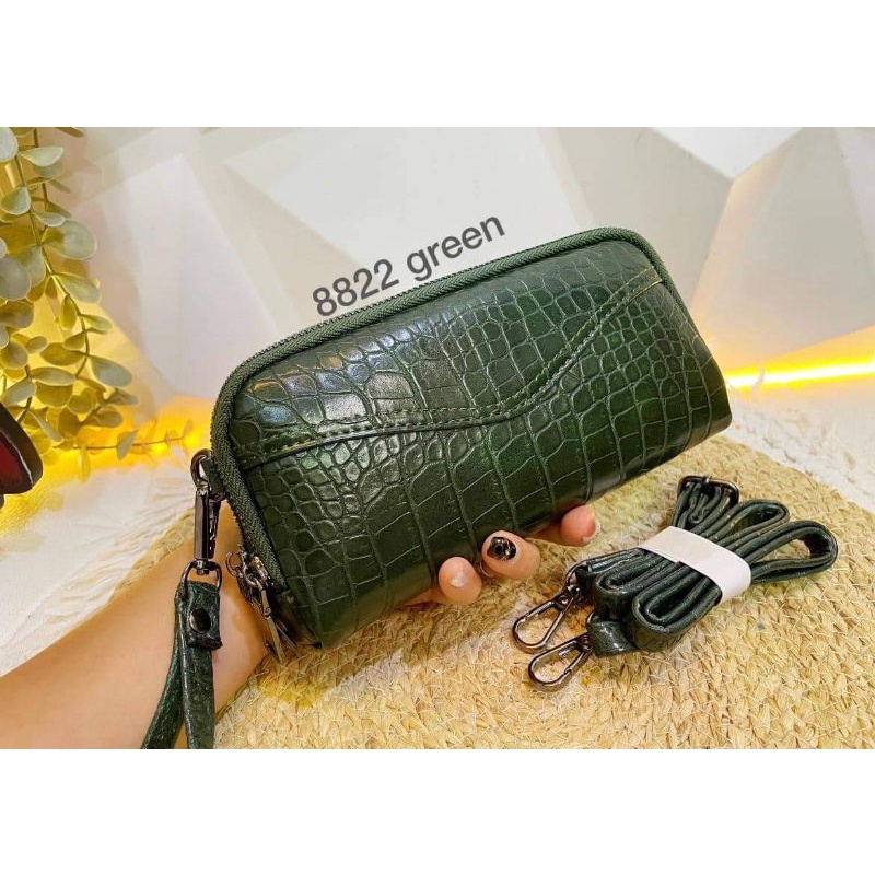 NEW ITEM tas selempang crocco 2 sleting import