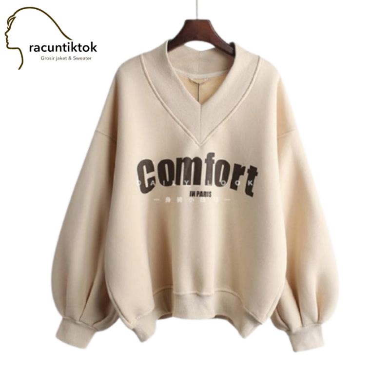 COMFORT SWEATER WANITA - OOTD PAKAIAN WANITA KEKINIAN - SWEATER WANITA TERLARIS