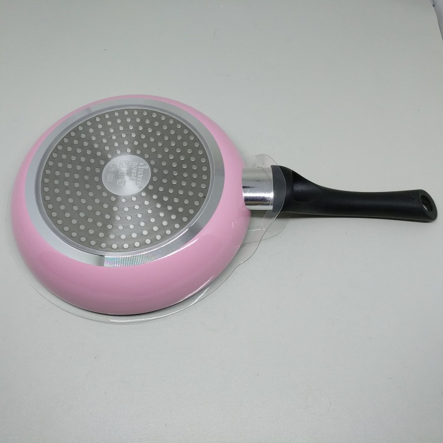 Kitchen House by Cypruz Fry Pan Induction Teflon Induksi 20cm Pink
