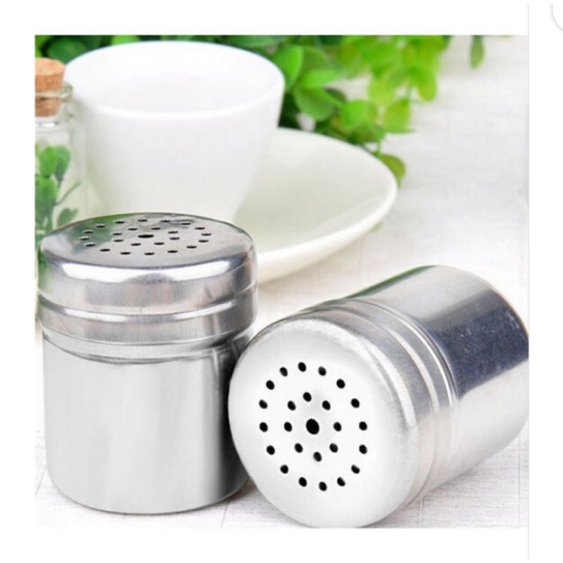 Tempat Bubuk Stainless Lada, Garam, dan Lain nya