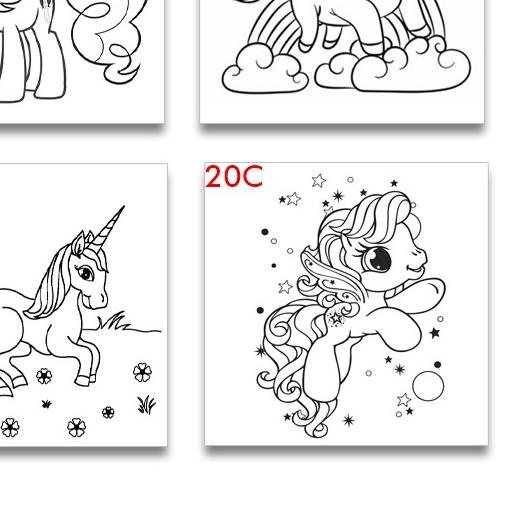 

Kanvas Lukis Gambar Anak Unicorn Size 20x20 cm