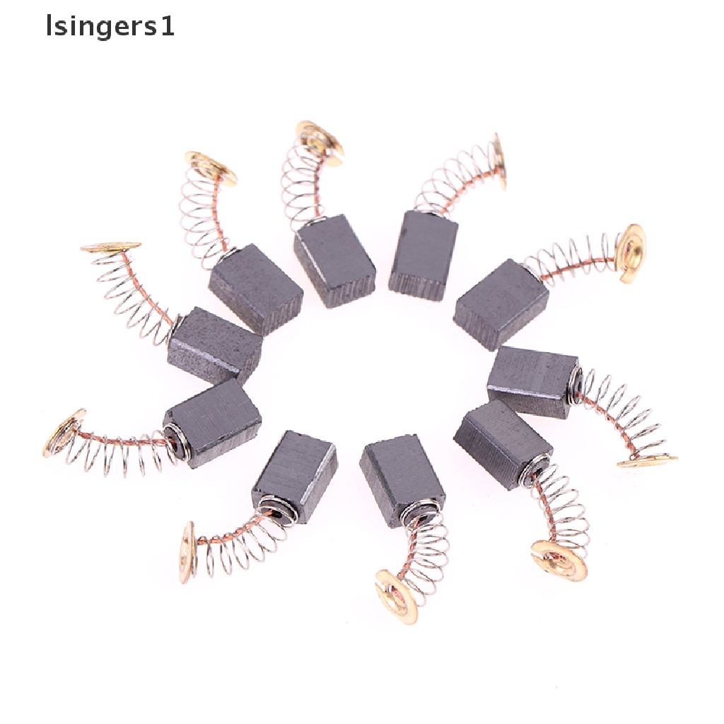 (lsingers1) 10pcs / Set Brush Karbon 6x9 X 14mm Power Tool Elektrik Untuk Angle Grinder