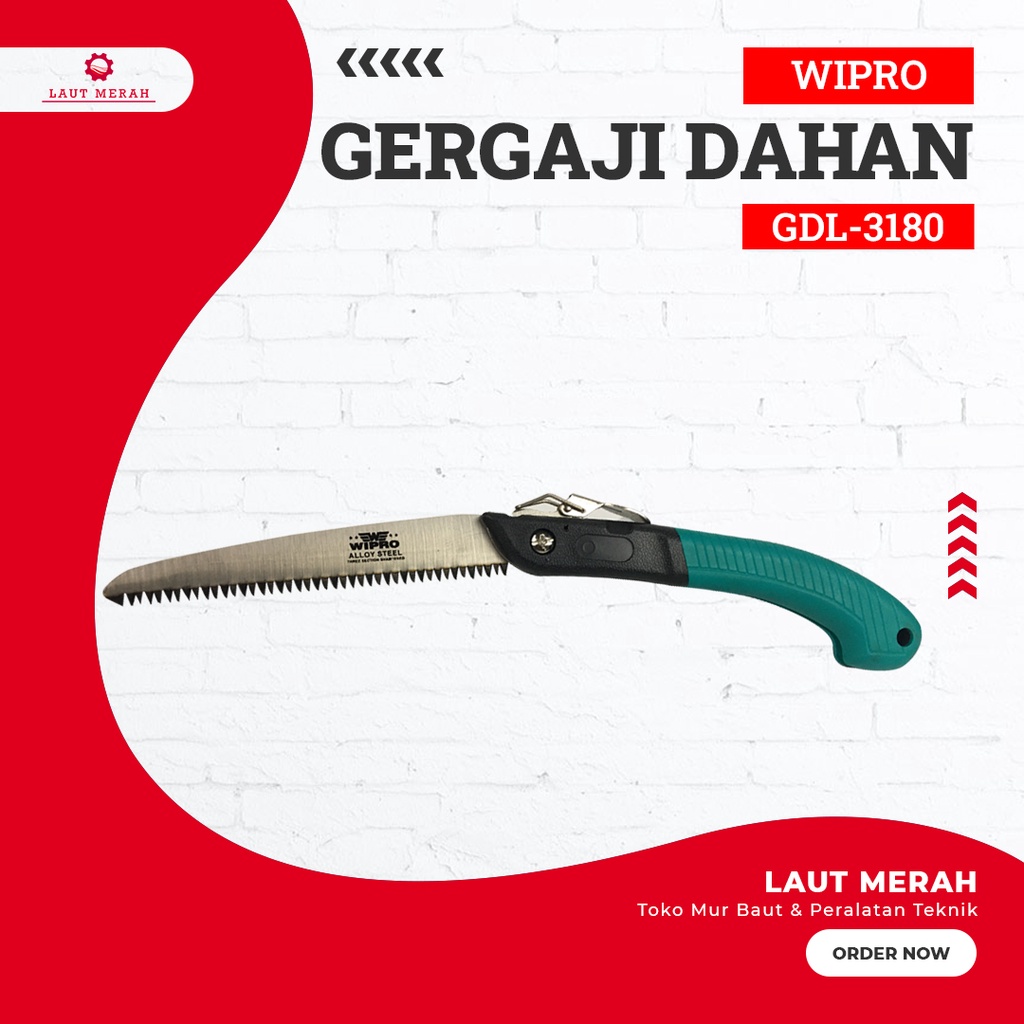 Gergaji Dahan Lipat WIPRO GDL 3180/Gergaji Lipat Dahan Bonsai Kayu Kecil