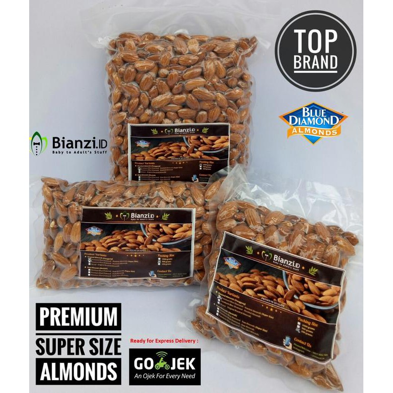 

Hot Produk Almond Blue Diamond - Kacang Almond Panggang (SUPER SIZE) - 1000 gram