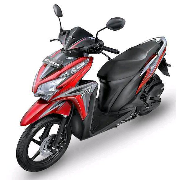 batok depan vario 125 fi techno KZR set visor