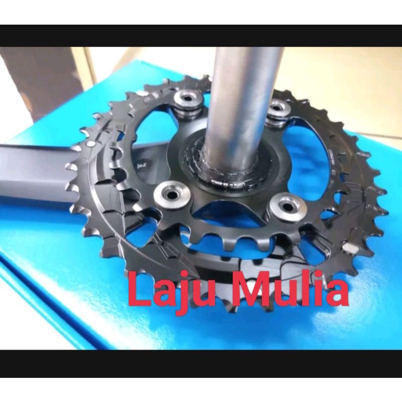 CRANKSET SHIMANO SLX. FCM7100 DOUBLE 12 SPEED 36-26T