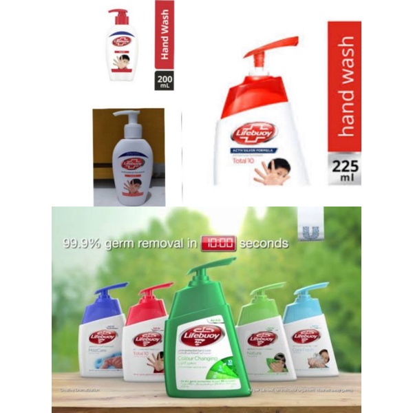 Lifebuoy Hand Wash 225ml & 200ml