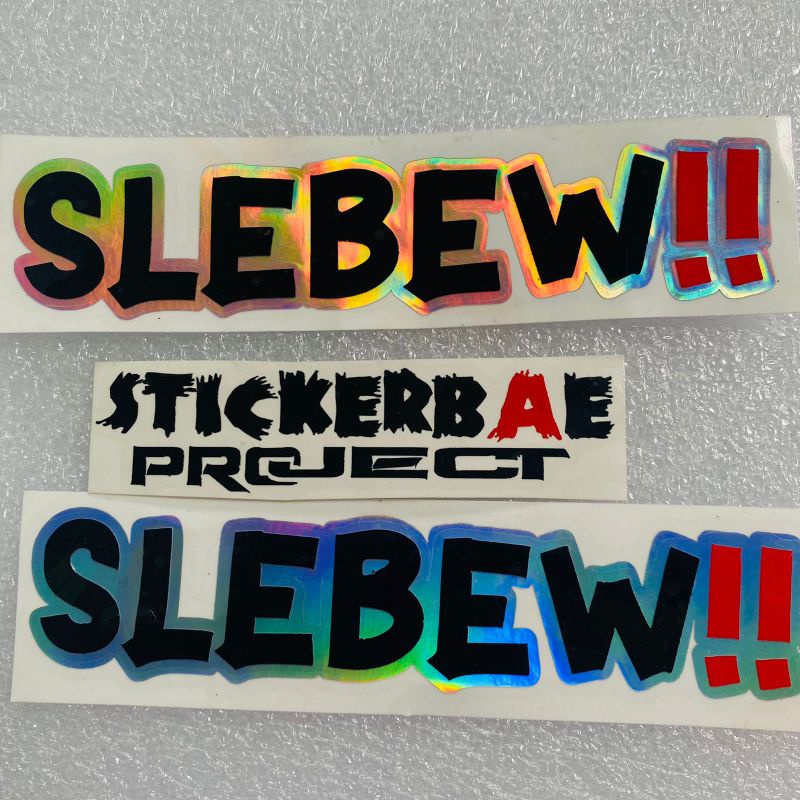 Stiker slebew cutting Sticker Viral motor hp accesories bahan tumpuk bukan print