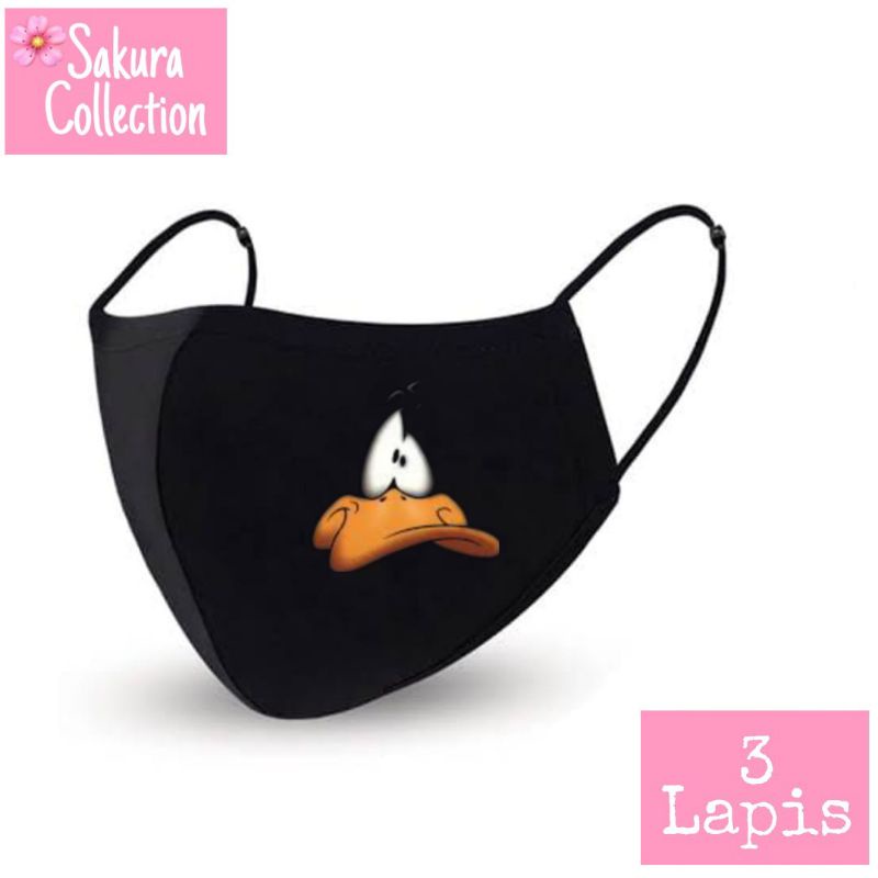 Masker Kain 3 Lapis - Duffy Duck