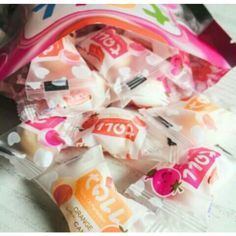 

permen Korea toll rasa buah berat 200gr