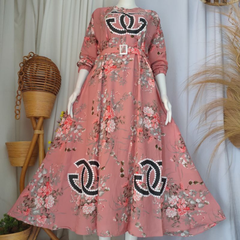 gamis monalisa sakura gg / monalisa shr / GAMIS MONALISA CHANNEL // GAMIS MONALISA UMPAK KLOK chanel