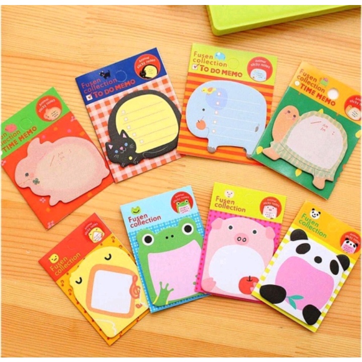 

Memo Sticky Notes Lucu | Buku Catatan Kecil Mini Book Karakter Lucu