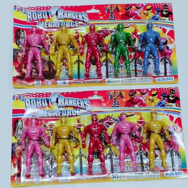 Robot Ranger Mega Force 1set 5pcs