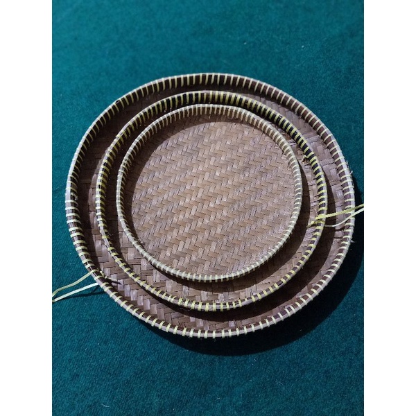 Tampah Bambu Mini Tempat Kue Tumpeng dll