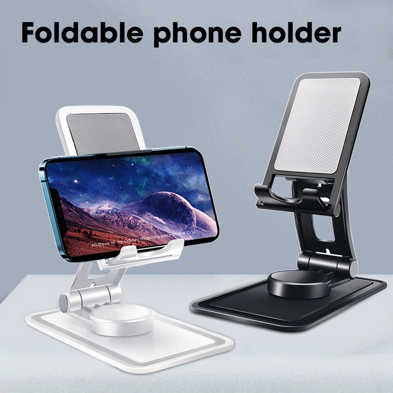 Bracket Stand Holder Handphone Universal Multifungsi Bahan Plastik Bisa Dilipatdiputar 360 Derajat