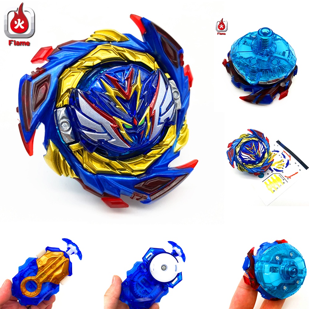 B187 Beyblade Burst DB Savior Valkyrie Shot-7 Devil Blade Launcher Gyro Spinning Gyroscope