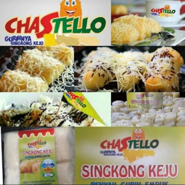 

singkong siap goreng chastello, singkong keju