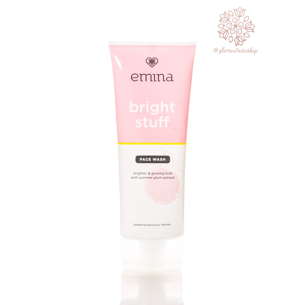 ❤️Glamouroseshop❤️ Emina Bright Stuff Face Wash Brighter &amp; Glowing Look 100ml