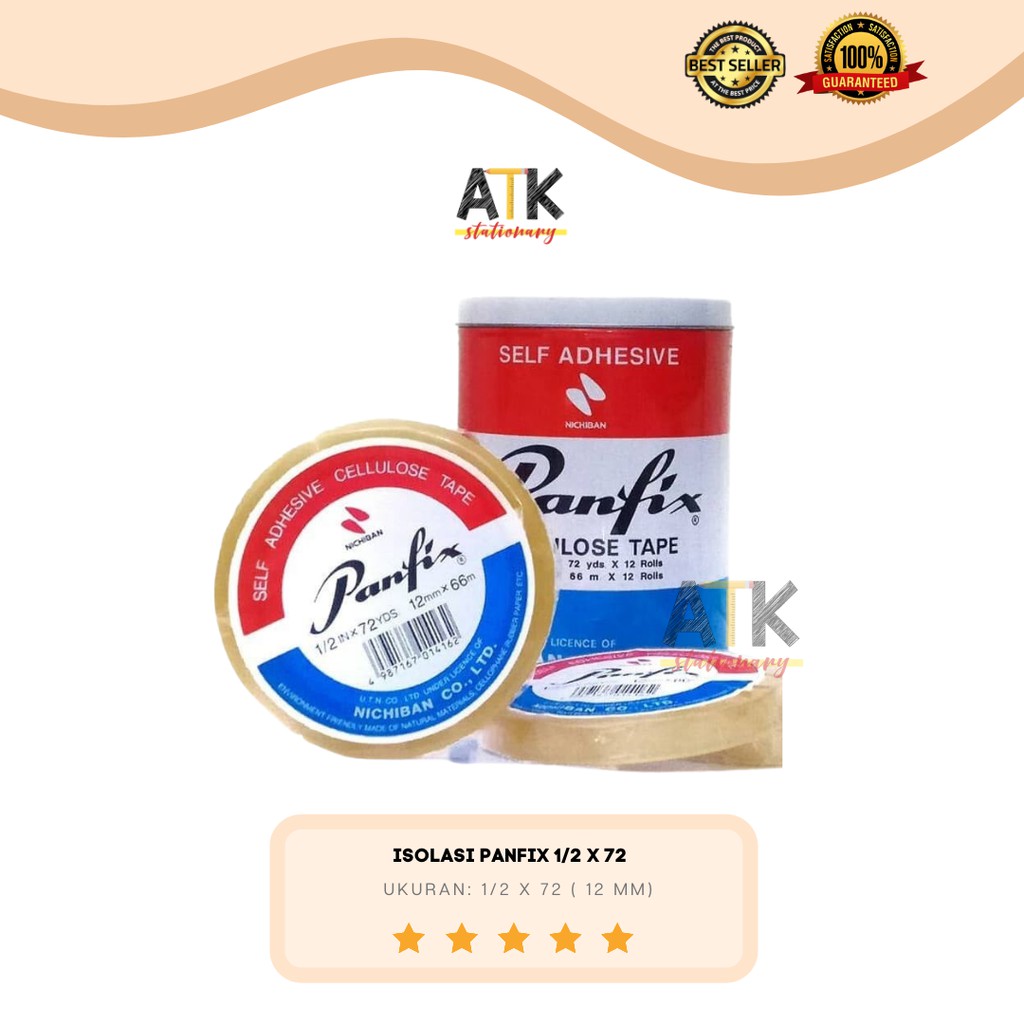 

Isolasi Panfix 1/2 inch X 72 Yards atk