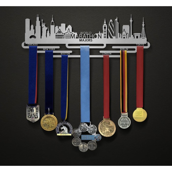 MEDAL HANGER - GANTUNGAN MEDALI - World Major Marathon WMM 6 stars