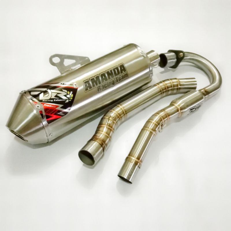 KNALPOT MOTOR CRF 150L,TIGER TRAIL , MEGAPRO TRAIL FULLSET STENLIS