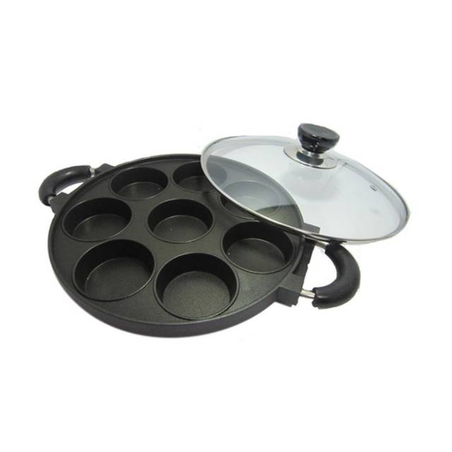 Premium (Mount) Happy Call Cetakan kue martabak mini 8 lubang loyang kue martabak