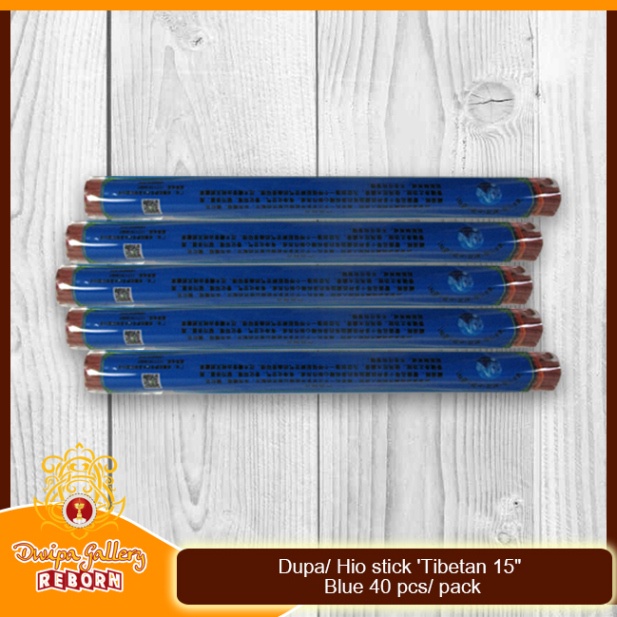 Dupa/ Hio Wangi Tibetan stick 15&quot; Blue 40 pcs/ pack