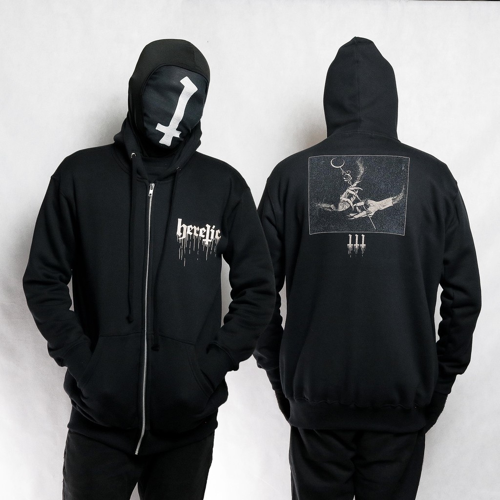 Heretic - Zip-up Zipper Hoodie - Wand