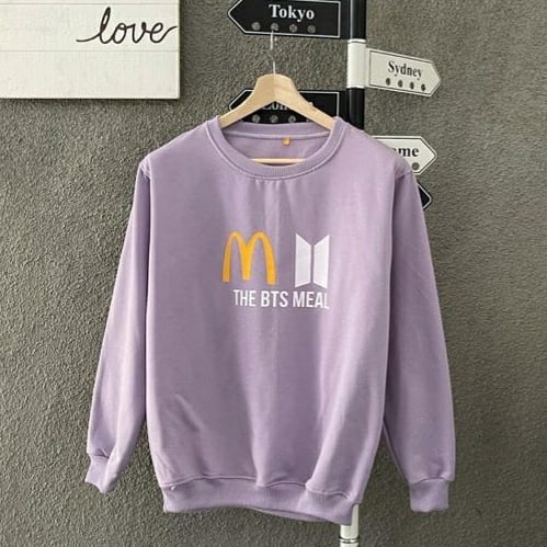 Tokobiru_official / [COD] Bts Meal Sweater Oblong / Sweater Kpop / Sweater Bts / Sweater Murah Kpop