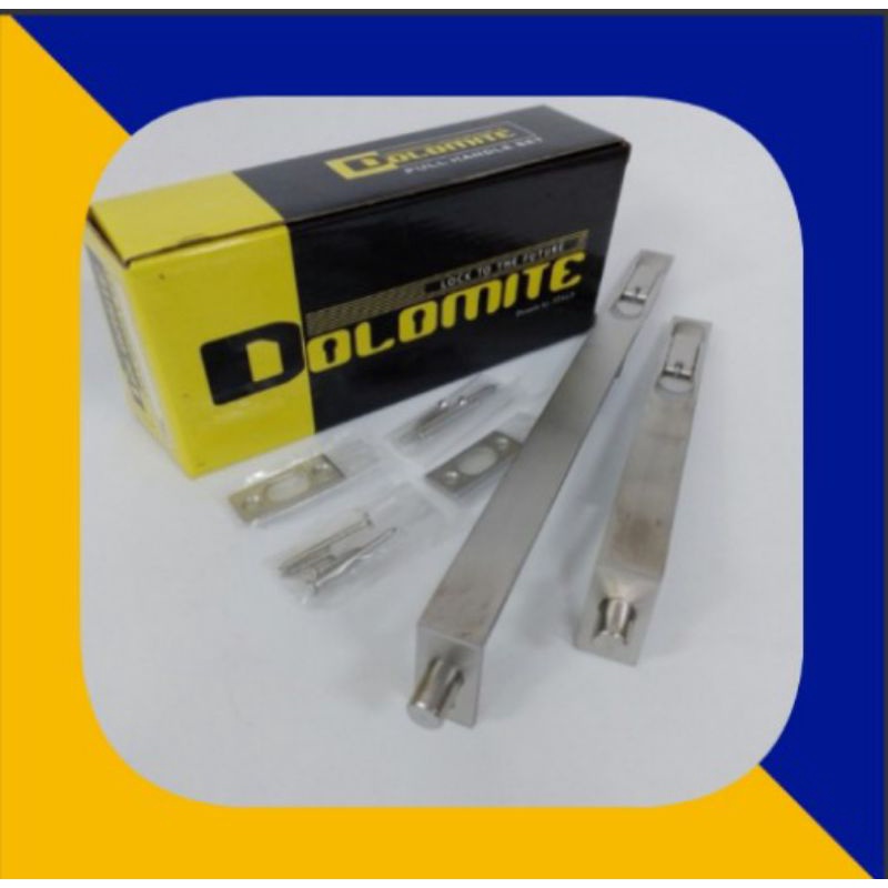 Grendel tanam Dolomite Stainles 8"/12" slot pintu double/2 daun/pintu utama GR-2211