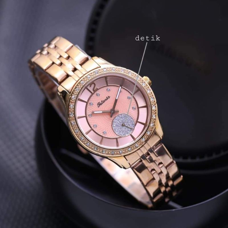 JAM TANGAN RANTAI WANITA TETONIS ORIGINAL 3,6CM