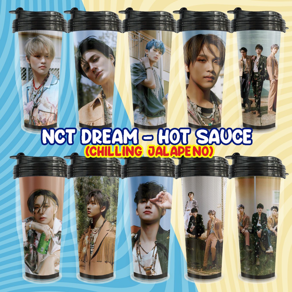 Tumbler NCT Dream Hot Sauce (Chilling Jalapeno) - Botol Minum KPOP Murah Merchandise Unofficial