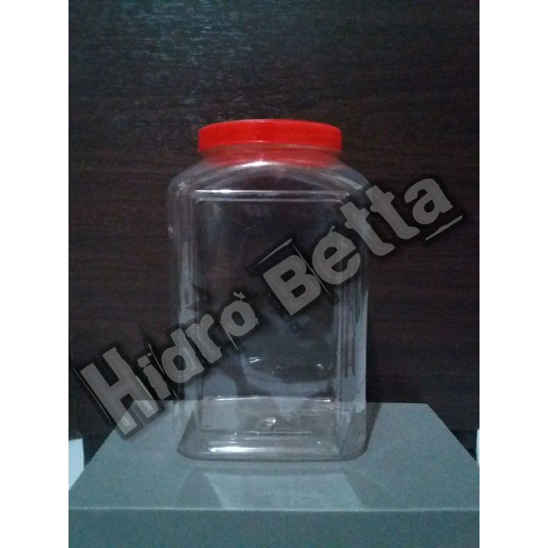 (GRATIS ONGKIR) Toples Plastik Ikan Cupang 4Liter 15pcs Surabaya Luar Kota dan Pulau