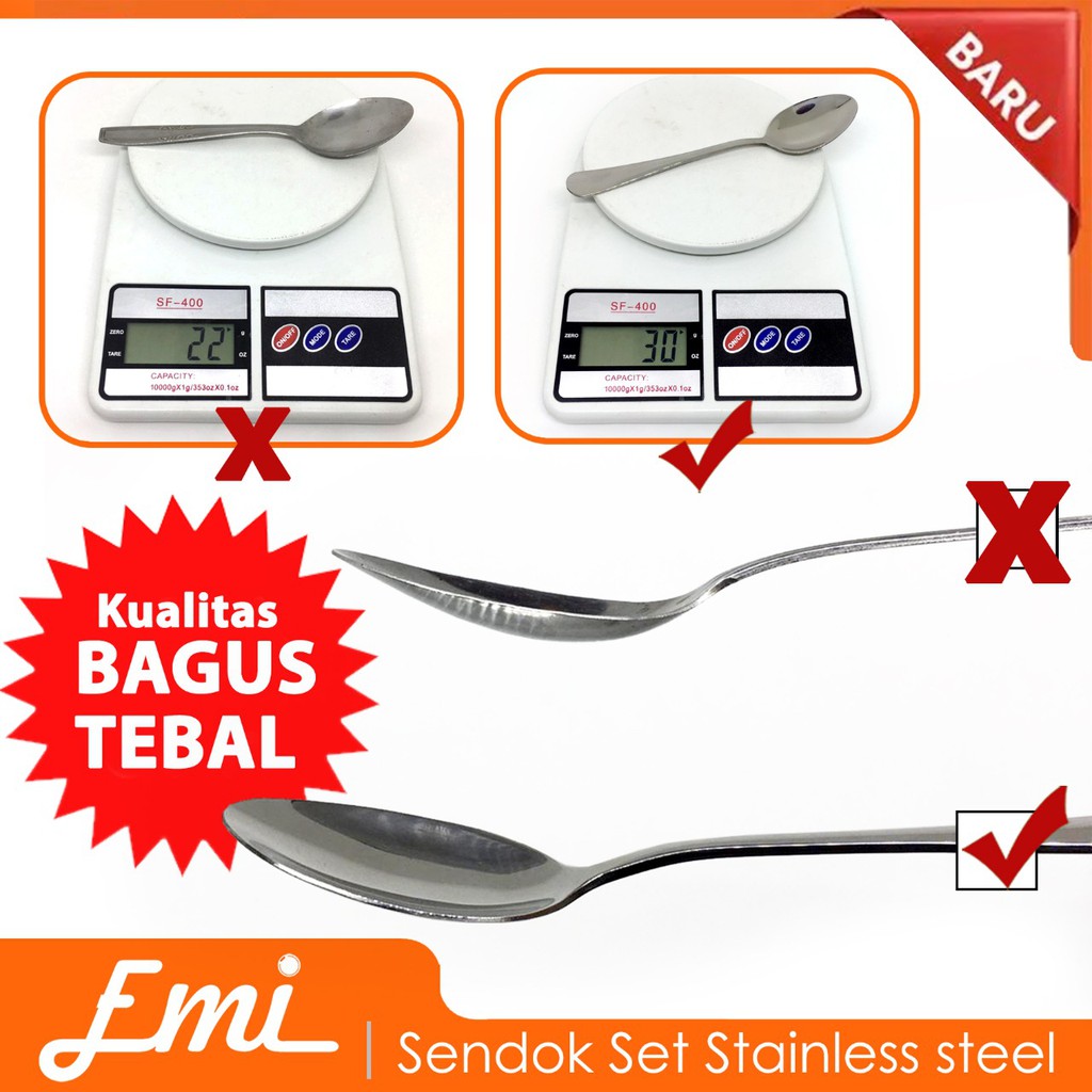 Sendok Set Stainless steel/sendok /garpu/alat makan set