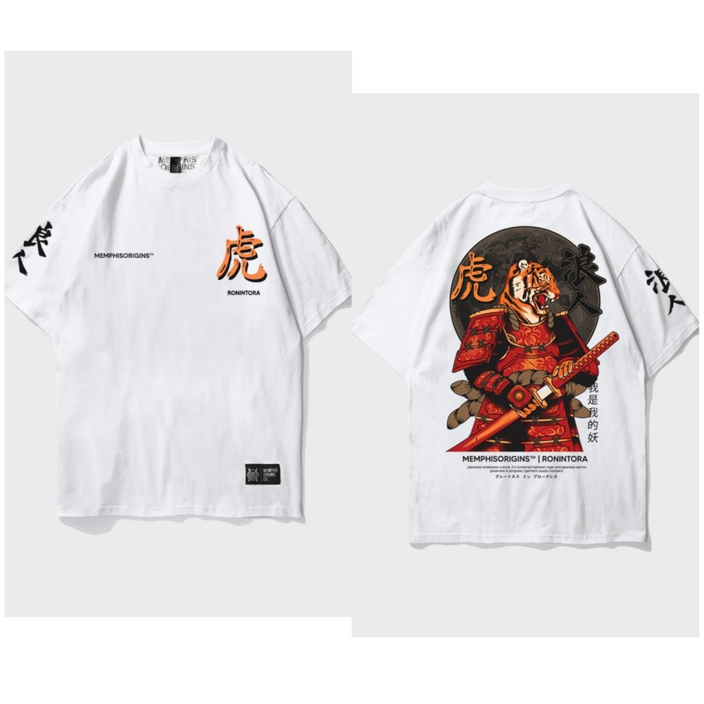Tshirt sukajan japan-kaos pria ronin tora -hospital playlist tshirt - kaos putih sukajan ronin