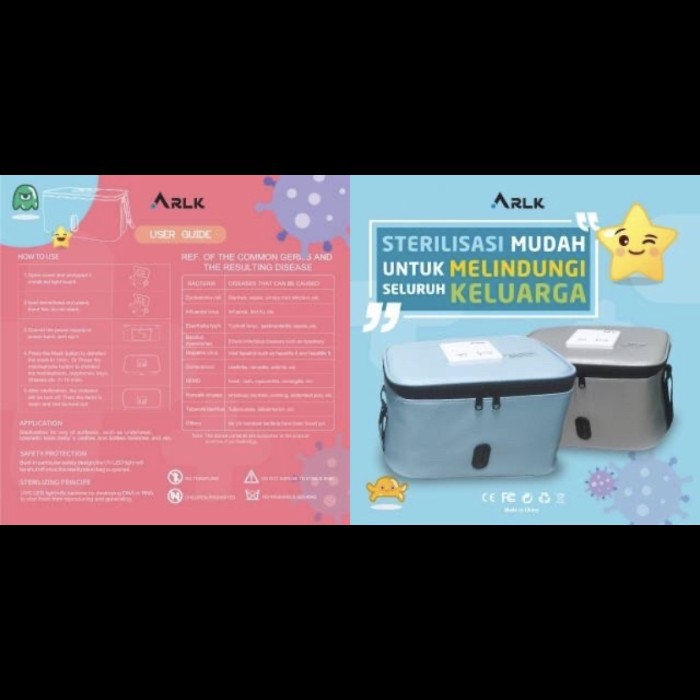 Sterilization Mommy Bag Traveling Steril Botol ASI Bayi UV ORIGINAL