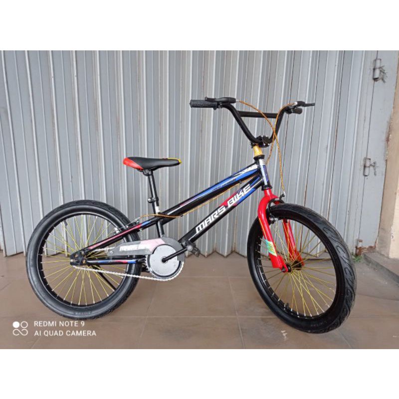 SEPEDA BMX ANAK COWOK 20 INCH MARSBIKE / TANGO BAN 3.0 JUMBO / BAN 2.5 FRAME BESI HITEN BUKAN WIMCYC