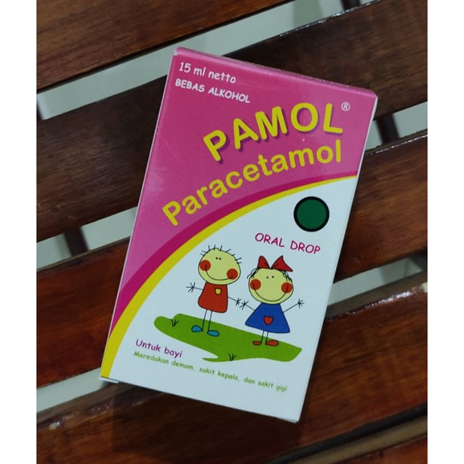 Pamol Paracetamol Drop 15 ML / Meredakan panas / Demam / Nyeri / Sakit Kepala