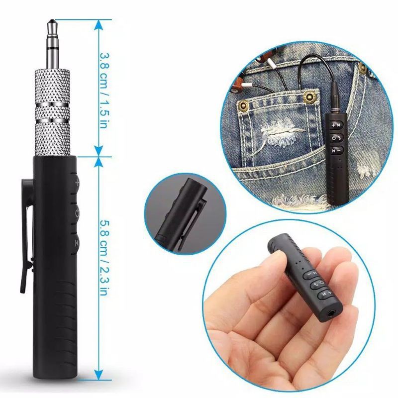 Universal Wireless Stereo Audio Receiver 3.5mm Bluetooth 4.2