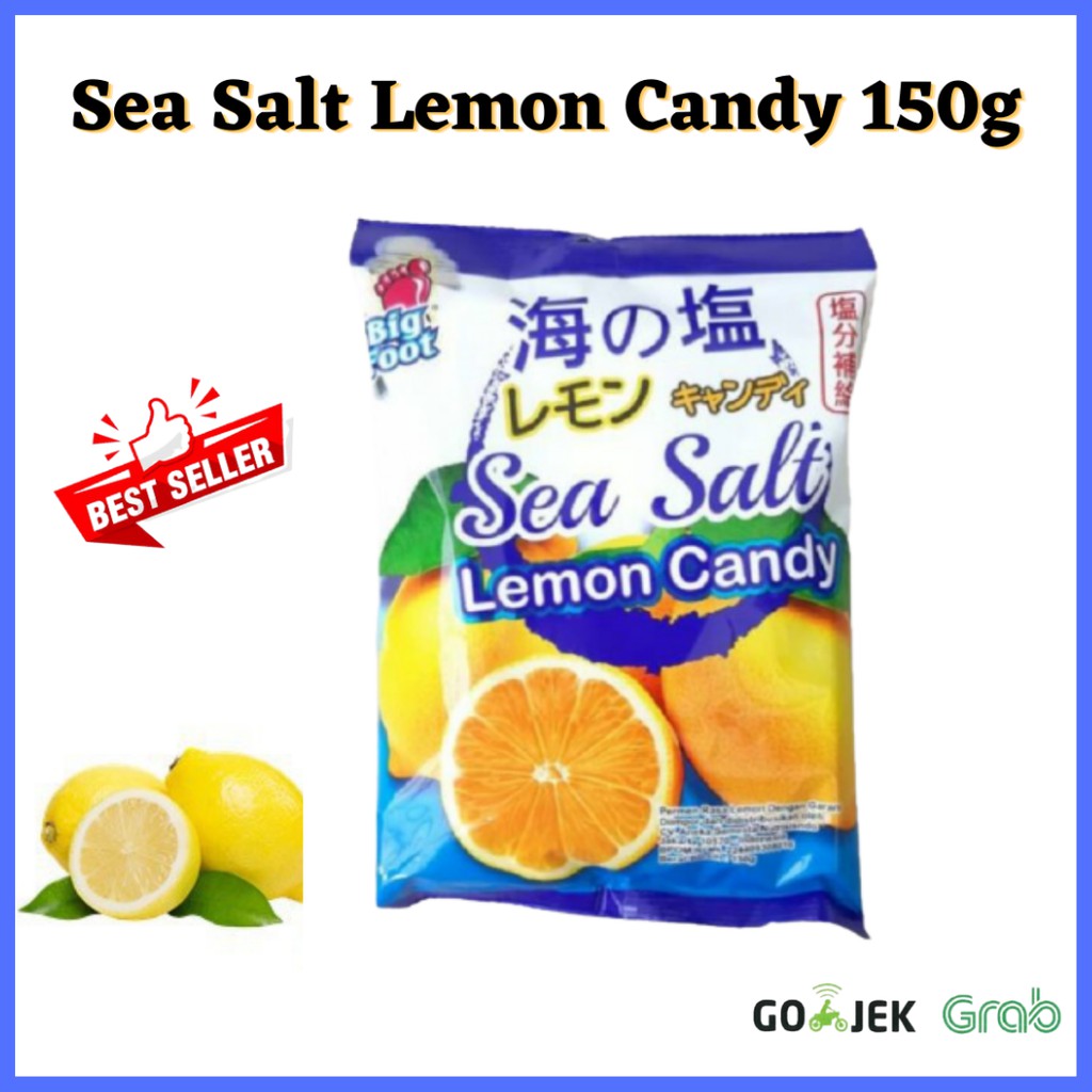 

SEA SALT LEMON CANDY 150g / Permen Big Foot / Permen Lemon