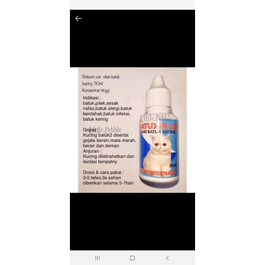 Batuxin cat-obat batuk kucing 30ml konsentrat tinggi