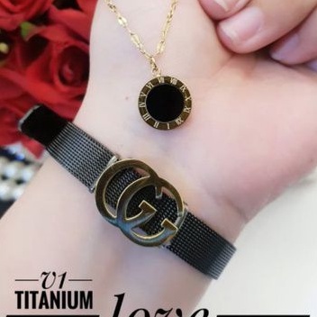 TiTanium set gelang kalung W05