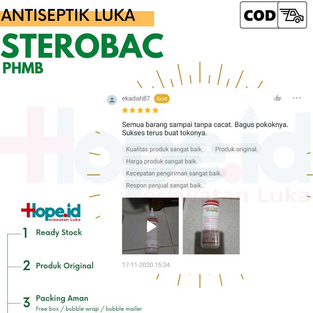 Sterobac 200 ml | Cosmomed 350 ml Antiseptic Luka