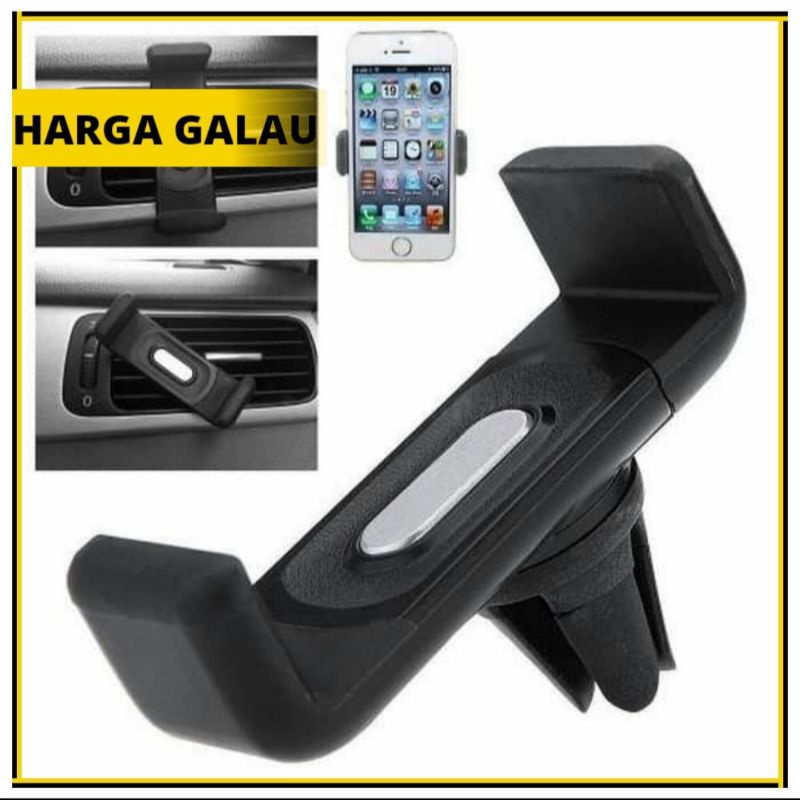 CAR HOLDER AC MOBIL STAND SMARTPHONE GPS ANDROID IPHONE CLIPPER HP ORIGINAL