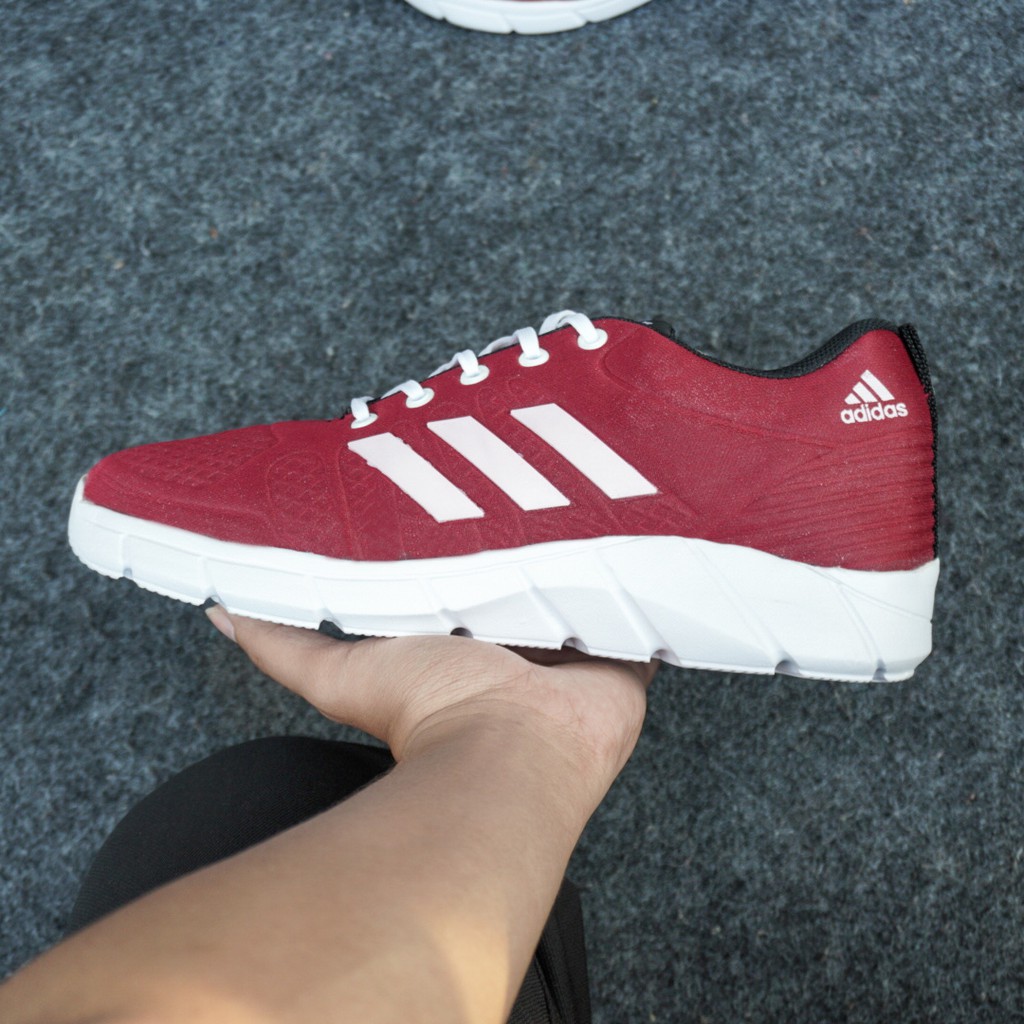 SM88 - BISA COD - Sepatu Olahraga Pria Adidas Robot Merah Snekers Running Sport Jogging Cowok Keren