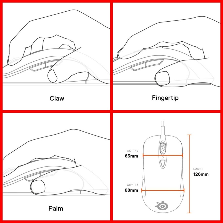 Mouse SteelSeries Sensei TEN