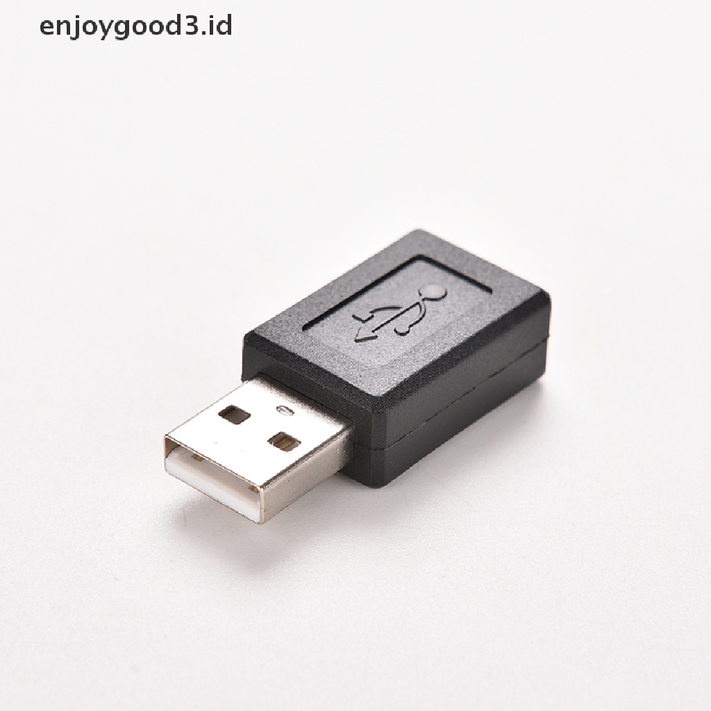 (Rready Stock) Adaptor Converter Konektor USB 2.0 A Male Ke Micro USB B Female M / F (ID)