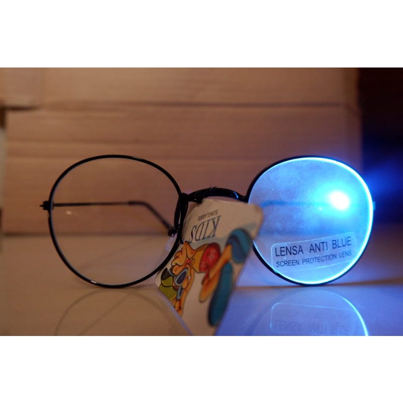 Kacamata Anak Bulat Anti Radiasi Blueray Original