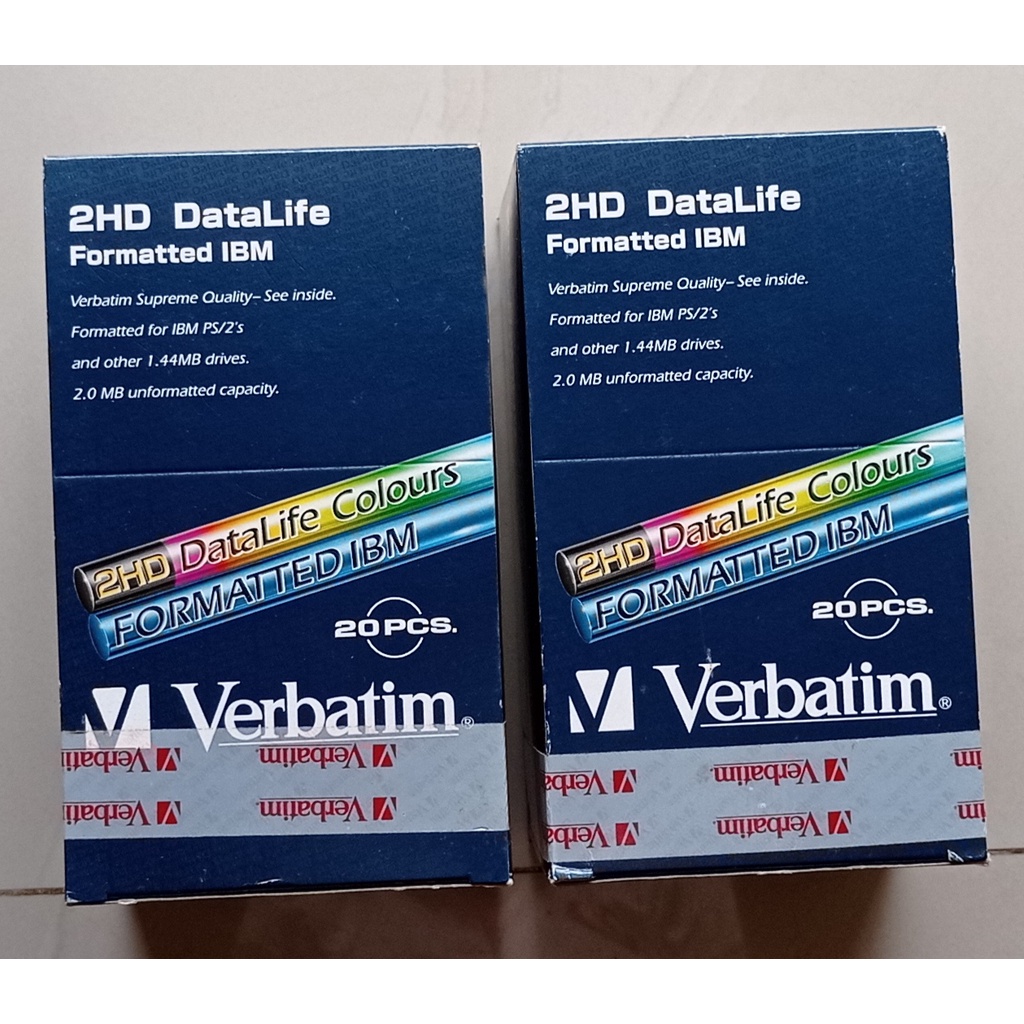 Disket Verbatim 2HD Datalife Formatted IBM ( Single Pack )